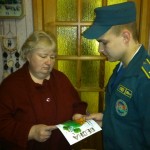 Участие курсантов в проверке противопожарного состояния домовладений