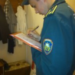 Участие курсантов в проверке противопожарного состояния домовладений