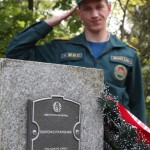 Возложение цветов к могилам павших в Великой Отечественной Войне советских воинов