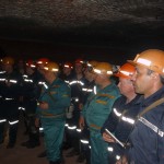 Практические занятия слушателей командного факультета  на ОАО «Беларуськалий»