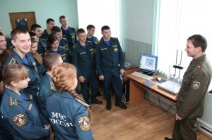 Учебные занятия со слушателями АГПС МЧС Российской Федерации