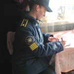 Участие личного состава института в пожарно-профилактической работе