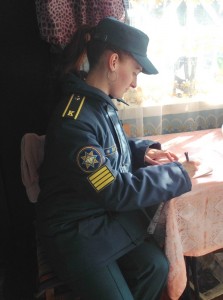 Участие личного состава института в пожарно-профилактической работе